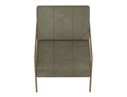 IFD  - Aragon  - Wooden Frame & Metal Base, Armchair  - Green  - IUP611-ACH-232 view 4