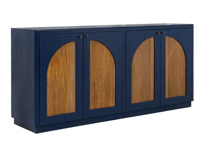 IFD - Arcadia - 4 Door Console in Dark Blue - IFD2471CNSDK view 1