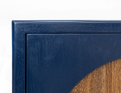 IFD - Arcadia - 4 Door Console in Dark Blue - IFD2471CNSDK view 7
