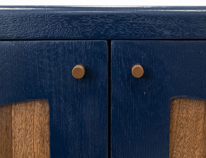 IFD - Arcadia - 4 Door Console in Dark Blue - IFD2471CNSDK view 8