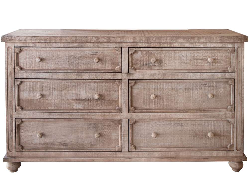 IFD - Aruba Natural 6 Drawer Dresser - IFD7332DSR veiw 1