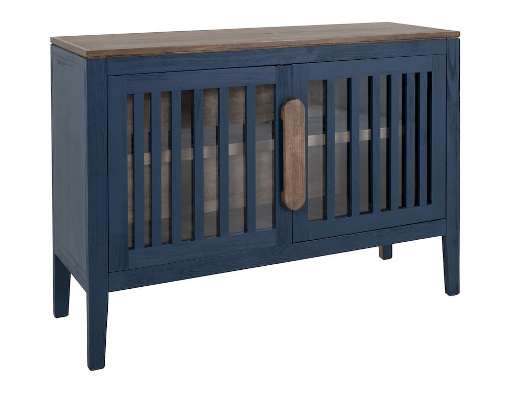 IFD  - Autumn  - 2 Door, 1 Shelf, Cosole  - Blue  - IFD8131CNSBL view 2