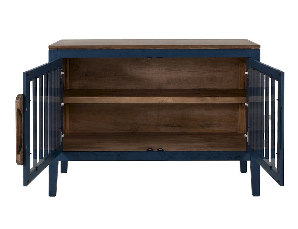 IFD  - Autumn  - 2 Door, 1 Shelf, Cosole  - Blue  - IFD8131CNSBL view 4