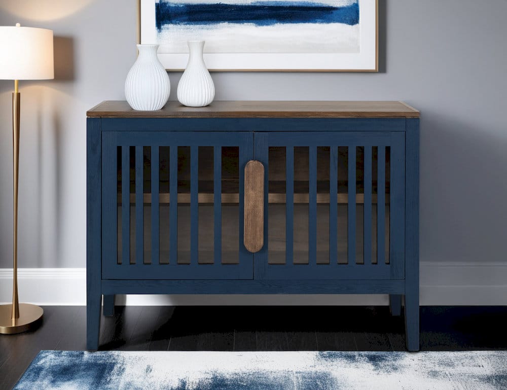 IFD  - Autumn  - 2 Door, 1 Shelf, Cosole  - Blue  - IFD8131CNSBL view 5