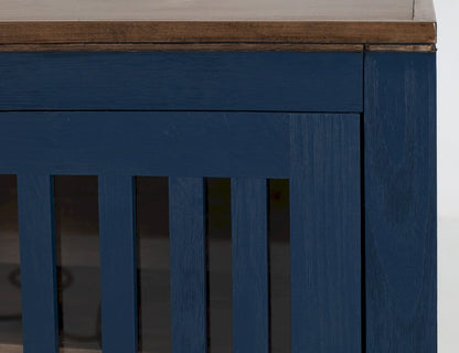 IFD  - Autumn  - 2 Door, 1 Shelf, Cosole  - Blue  - IFD8131CNSBL view 7