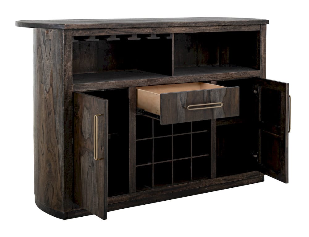 IFD  - Balam  - 1-Drawer, 2-Door Bar with Wine Grid  - IFD4421BAR view 3