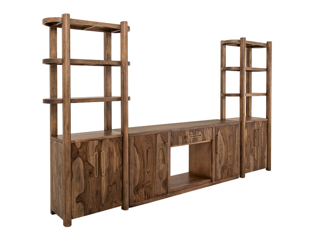 IFD  - Balam  - 1 Drawer & 2 Door, TV Stand for Fireplace  - IFD4221STN view 5