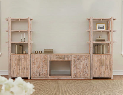 IFD  - Balam  - 1 Drawer & 2 Door, TV Stand for Fireplace  - IFD4321STN view 5
