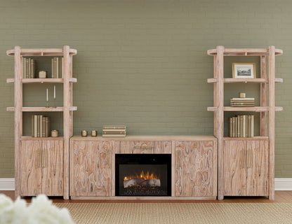 IFD  - Balam  - 1 Drawer & 2 Door, TV Stand for Fireplace  - IFD4321STN view 6