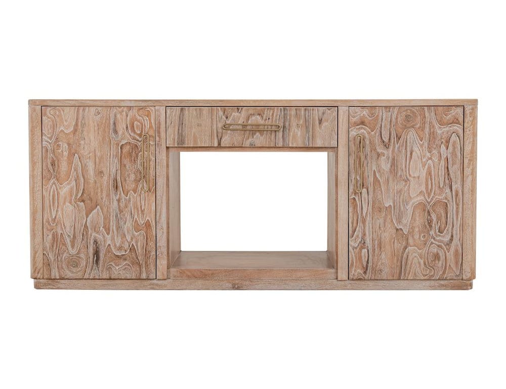 IFD  - Balam  - 1 Drawer & 2 Door, TV Stand with Electric Fireplace Insert  - IFD4321STNFP view 1