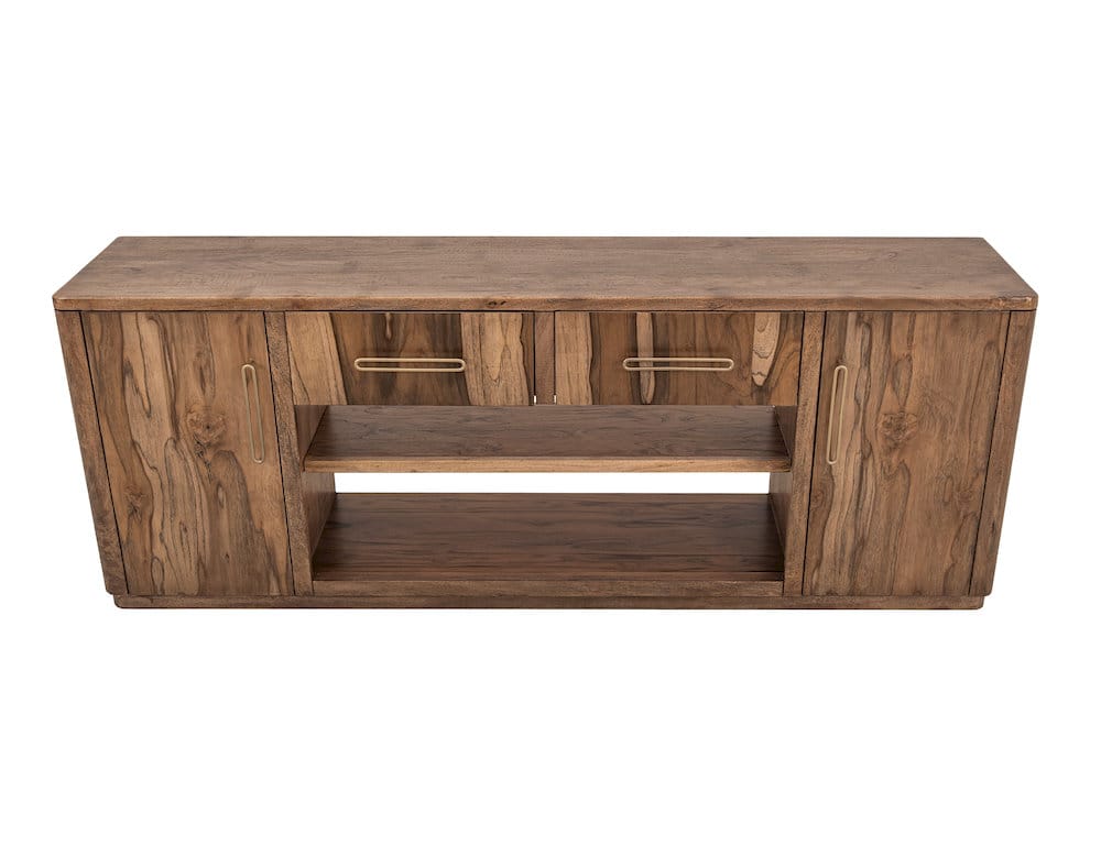 IFD  - Balam  - 2 Drawer & 2 Door TV Stand, 80" for Fireplace  - IFD4221STF80 view 4