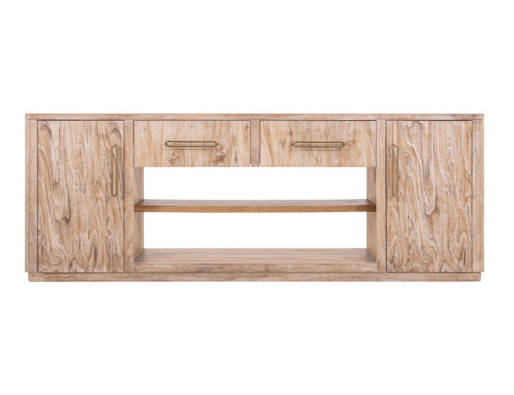 IFD  - Balam  - 2 Drawer & 2 Door TV Stand, 80" for Fireplace  - IFD4321STF80 view 1