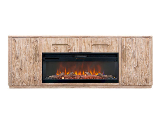 IFD  - Balam  - 2 Drawer & 2 Door TV Stand, 80" for Fireplace  - IFD4321STF80 view 2