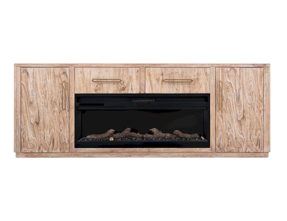 IFD  - Balam  - 2 Drawer & 2 Door TV Stand, 80" for Fireplace  - IFD4321STF80 view 3