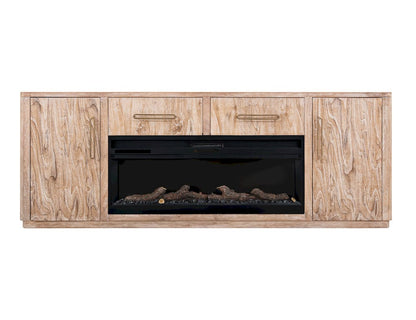 IFD  - Balam  - 2 Drawer & 2 Door TV Stand, 80" for Fireplace  - IFD4321STF80 view 3