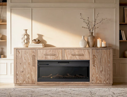 IFD  - Balam  - 2 Drawer & 2 Door TV Stand, 80" for Fireplace  - IFD4321STF80 view 7