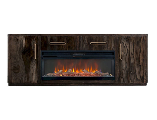 IFD  - Balam  - 2 Drawer & 2 Door TV Stand, 80" for Fireplace  - IFD4421STF80 view 2