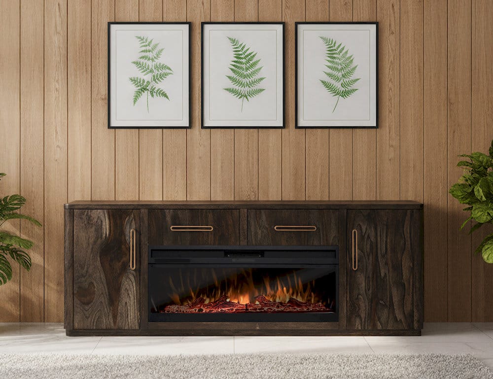 IFD  - Balam  - 2 Drawer & 2 Door TV Stand, 80" for Fireplace  - IFD4421STF80 view 6