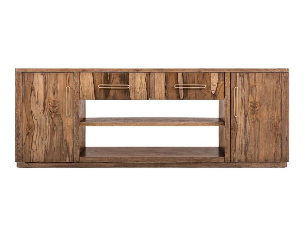 IFD  - Balam  - 2 Drawer & 2 Door TV Stand 80" with Electric Fireplace Insert  - IFD4421STNFP80 view 1