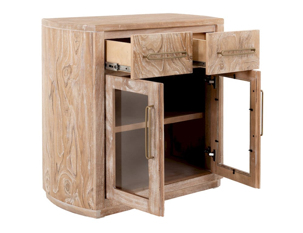 IFD  - Balam  - 2 Drawer & 2 Glass Door Server  - IFD4321SVR view 3