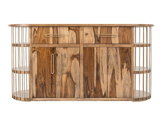 IFD  - Balam  - 2 Drawer & 4 Door, 6 Shelf Kitchen Island  - IFD4221KSL view 2