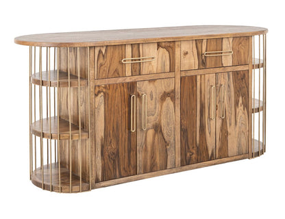 IFD  - Balam  - 2 Drawer & 4 Door, 6 Shelf Kitchen Island  - IFD4221KSL view 3