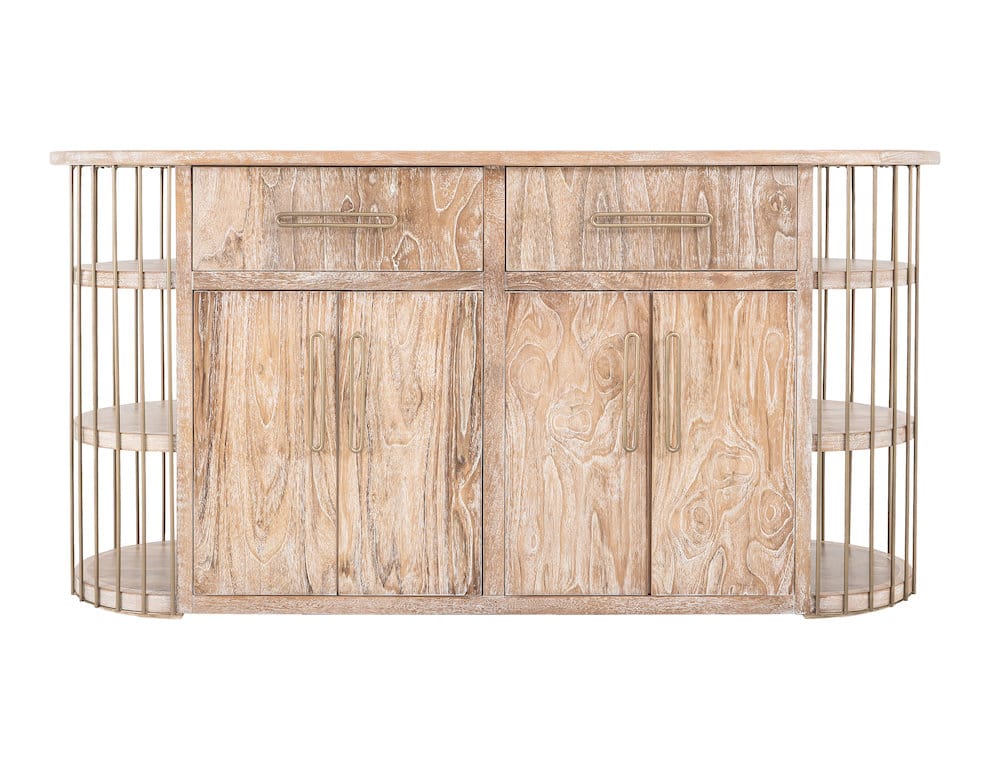 IFD  - Balam  - 2 Drawer & 4 Door, 6 Shelf Kitchen Island  - IFD4321KSL view 1