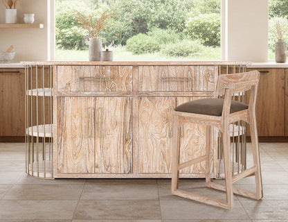 IFD  - Balam  - 2 Drawer & 4 Door, 6 Shelf Kitchen Island  - IFD4321KSL view 4
