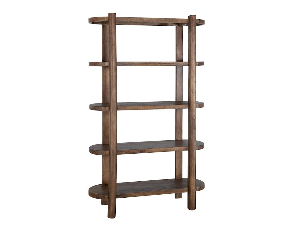 IFD  - Balam  - 4 Shelves, Bookcase  - IFD4221BKS view 2