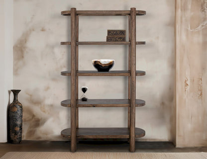 IFD  - Balam  - 4 Shelves, Bookcase  - IFD4221BKS view 3