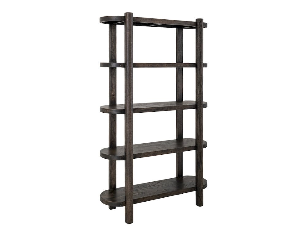 IFD  - Balam  - 4 Shelves, Bookcase  - IFD4421BKS view 2