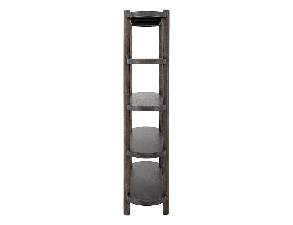 IFD  - Balam  - 4 Shelves, Bookcase  - IFD4421BKS view 3