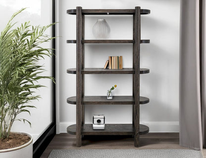 IFD  - Balam  - 4 Shelves, Bookcase  - IFD4421BKS view 4