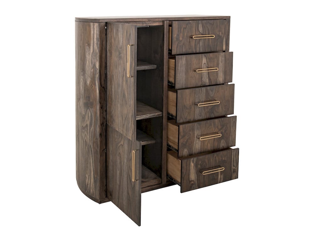 IFD  - Balam  - 5 Drawer & 2 Door Gentleman's Chest  - IFD4421GMC view 4