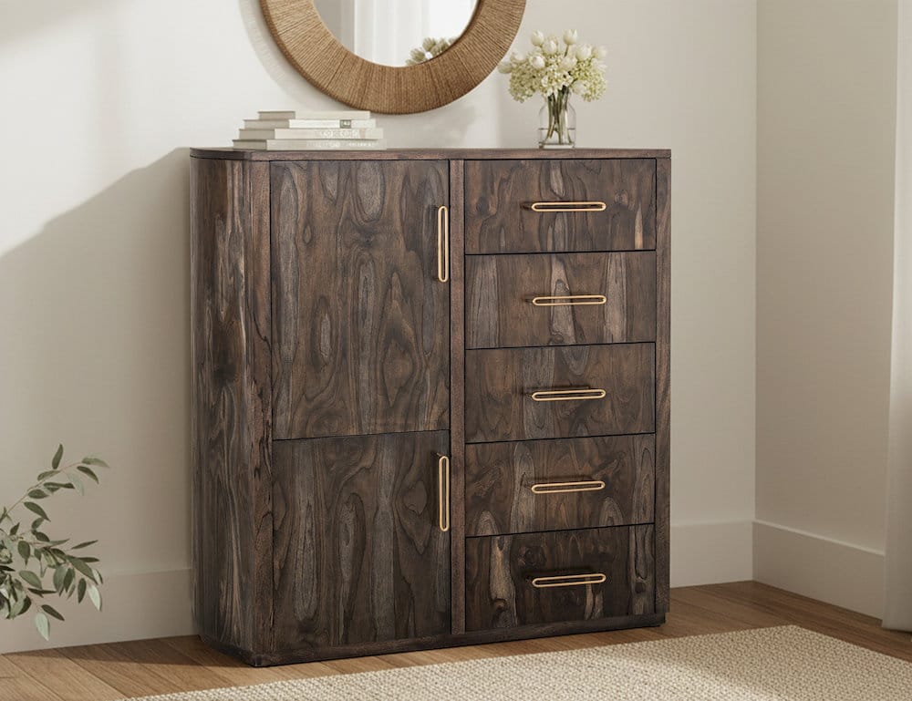 IFD  - Balam  - 5 Drawer & 2 Door Gentleman's Chest  - IFD4421GMC view 5