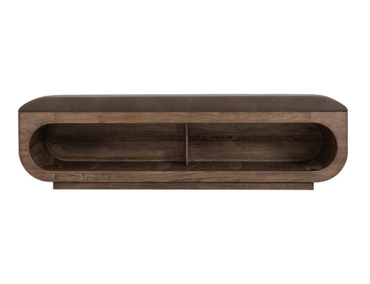 IFD - Balam - Bench in Brown - IFD4221BEN view 2