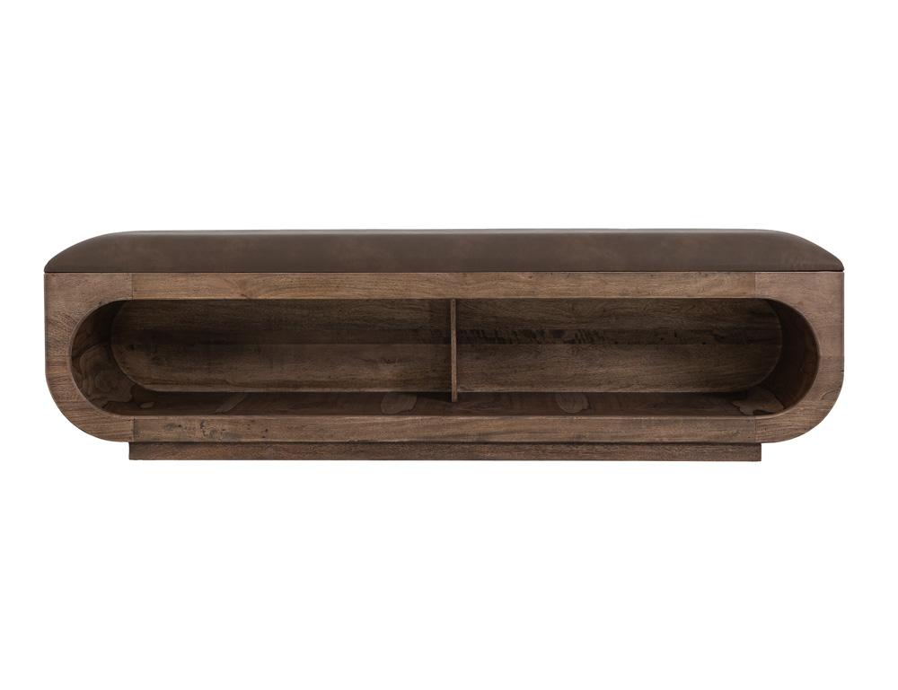 IFD - Balam - Bench in Brown - IFD4221BEN veiw 2