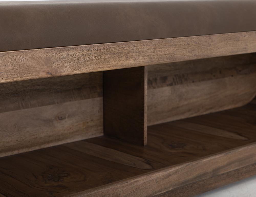IFD - Balam - Bench in Brown - IFD4221BEN veiw 5