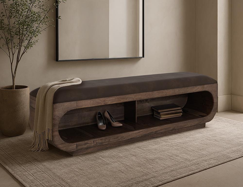 IFD - Balam - Bench in Brown - IFD4221BEN veiw 8