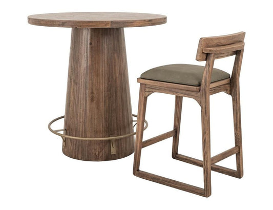 IFD - Balam - Bistro Bar in Almond And Barrel Brown - IFD4221BARBIS view 2