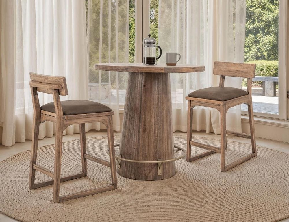 IFD - Balam - Bistro Bar in Almond And Barrel Brown - IFD4221BARBIS view 3