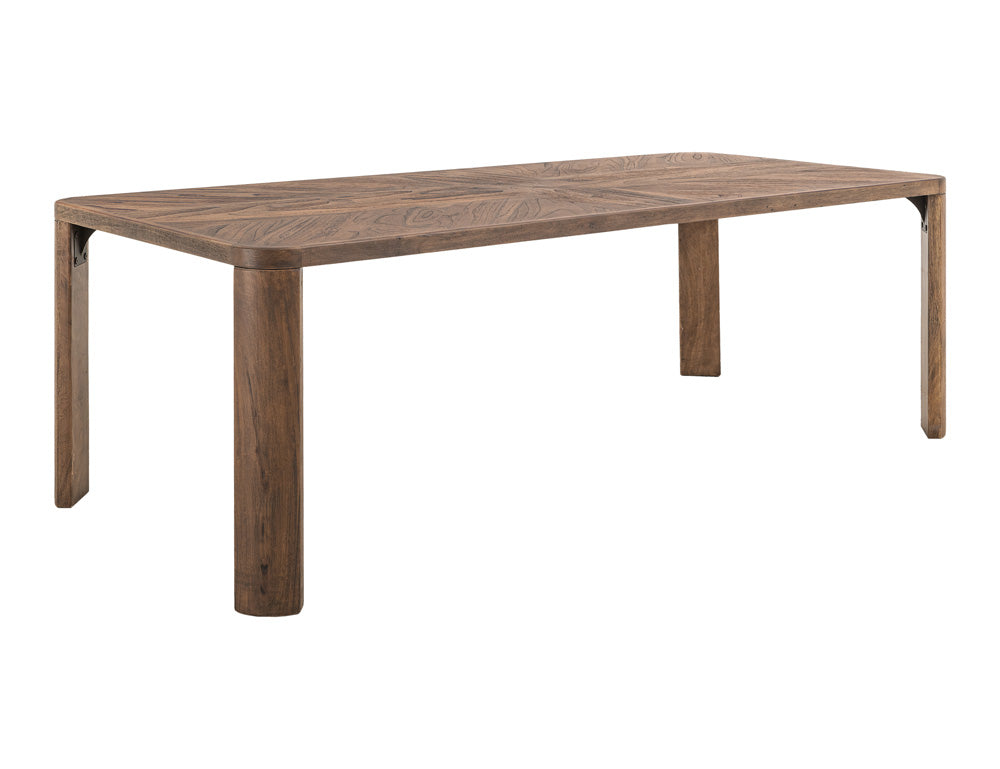 IFD - Balam - Table in Almond and barrel brown - IFD4221TBL view 1
