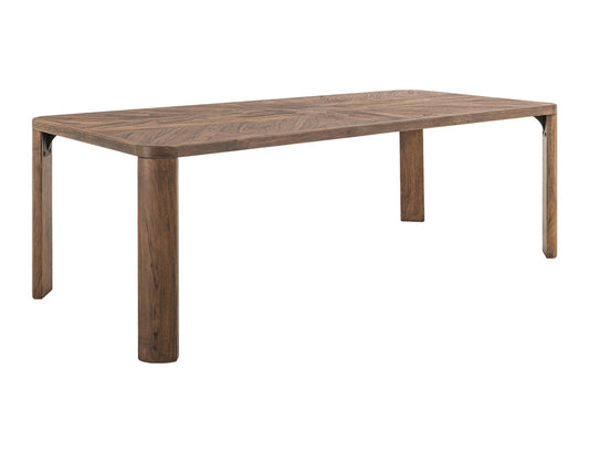 IFD - Balam - Table in Almond and barrel brown - IFD4221TBL view 1