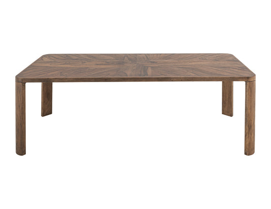 IFD - Balam - Table in Almond and barrel brown - IFD4221TBL view 2