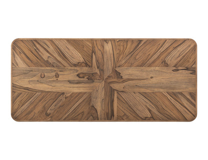 IFD - Balam - Table in Almond and barrel brown - IFD4221TBL view 3