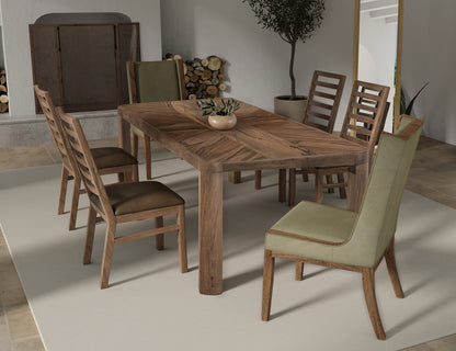 IFD - Balam - Table in Almond and barrel brown - IFD4221TBL view 4
