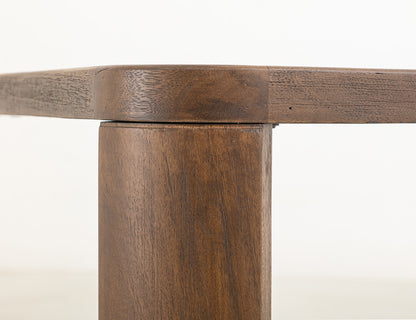IFD - Balam - Table in Almond and barrel brown - IFD4221TBL view 5