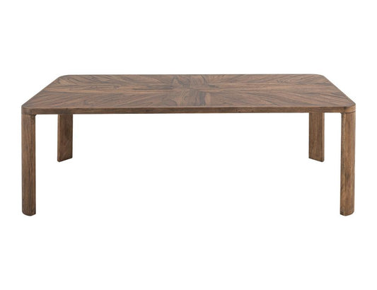 IFD - Balam - Table in Almond and barrel brown - IFD4221TBL veiw 2