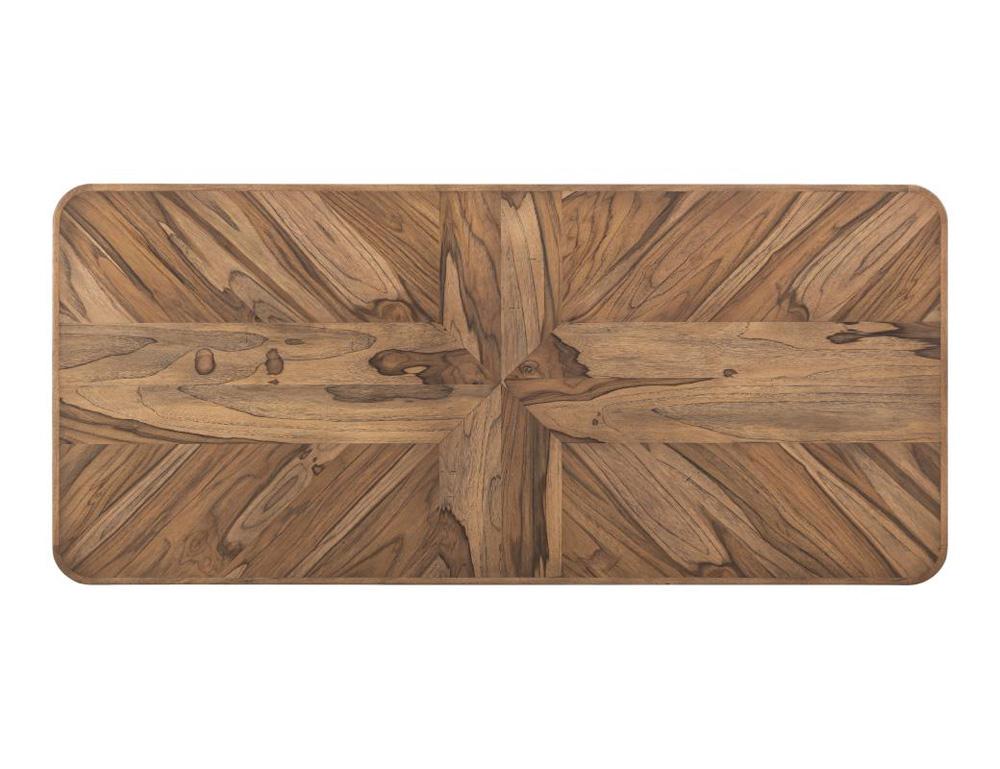IFD - Balam - Table in Almond and barrel brown - IFD4221TBL veiw 3