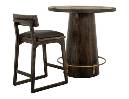 IFD - Balam - Upholstered Barstool 24" in Black (Set of 2) - IUP442-BST24-216 view 6